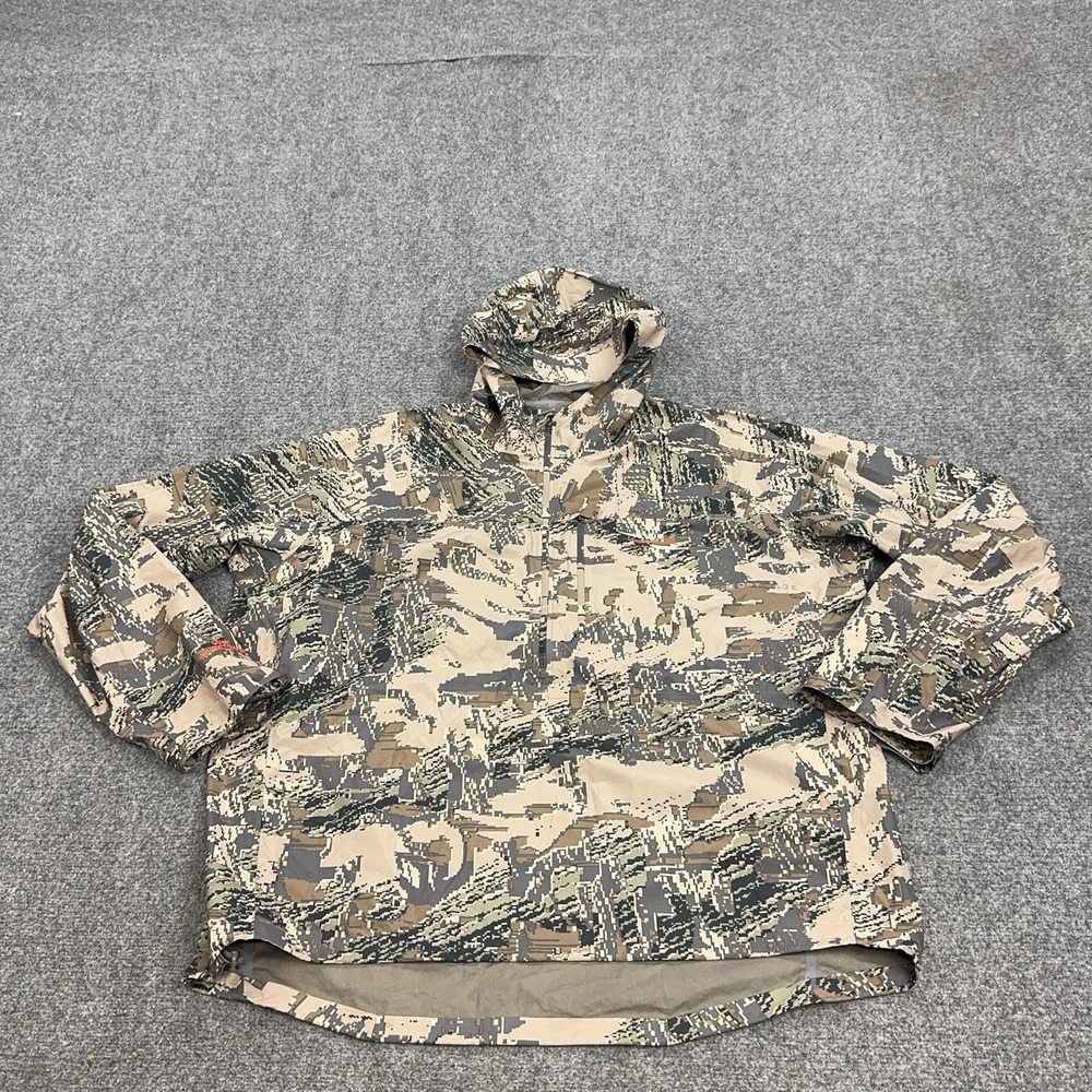 Sitka Flash Jacket Mens 3XL Open Country Camo GORE WINDSTOPPER Hooded Hunting